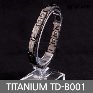 티타늄 게르마늄 자석 팔찌 TD-B001 (다크그레이 M)