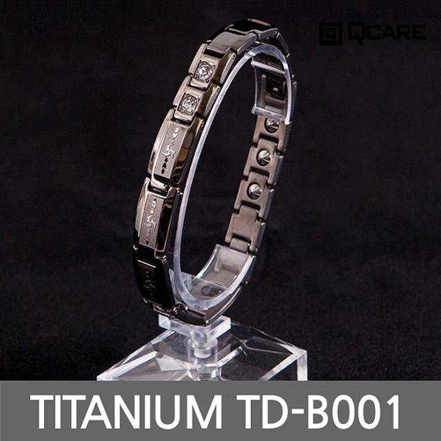 티타늄 게르마늄 자석 팔찌 TD-B001 (다크그레이 S)
