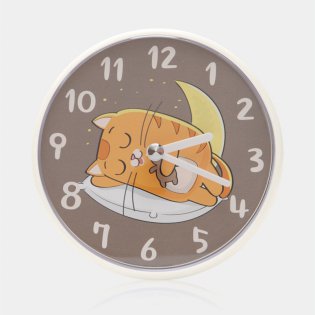 HDW-6012 고양이브라운 시계