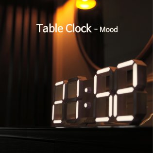 Table Clock 무드 (전선길이 3m -레드)