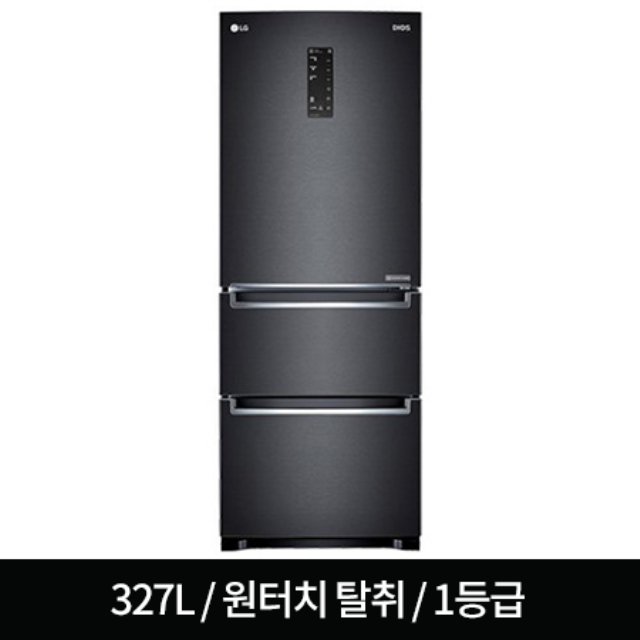 [※운영종료-단종] 스탠드형 김치냉장고 K338MC15E (327L) 1등급/3도어 
