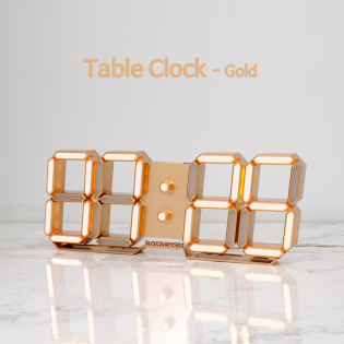 Table Clock 골드 (전선길이 3m -레드)