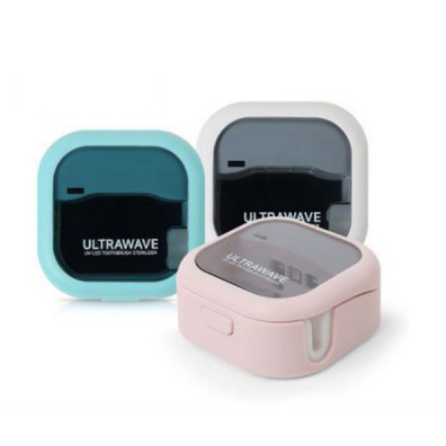 울트라 웨이브 UV-C LED 휴대용 칫솔 살균기(민트,핑크,화이트)