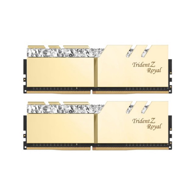 DDR4 32G PC4-25600 CL16 Trident Z ROYAL RGB 골드 (16Gx2)