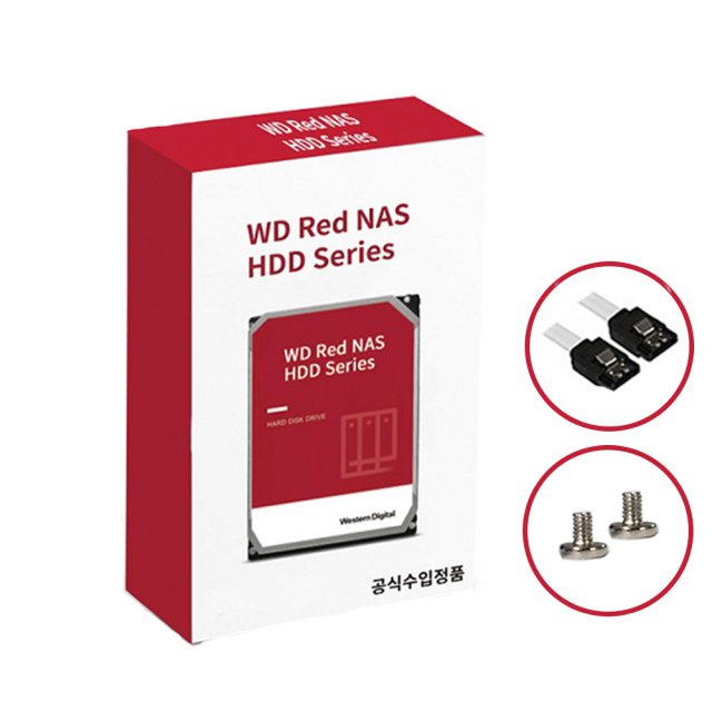 -공식- WD Red Pro 10TB WD102KFBX NAS 하드디스크 (7,200RPM/256MB/CMR)