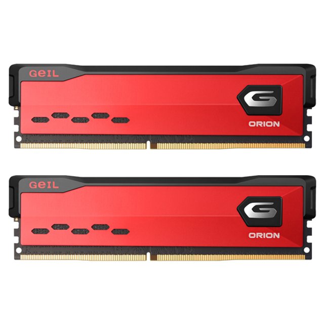 GeIL DDR4 32GB 25600 CL16 ORION Red 패키지 (16Gx2)