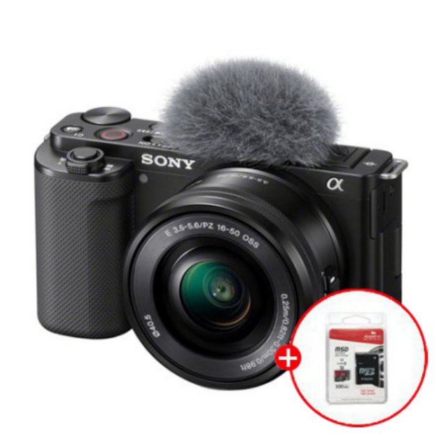[32G메모리 증정][정품]SONY 브이로그 카메라 ZV-E10 렌즈KIT[블랙][본체+16~50mm 파워 줌렌즈]