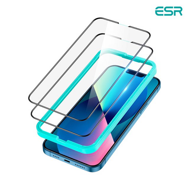 [행사] ESR 아이폰13 mini 5X 가이드 풀커버 아머라이트 2팩