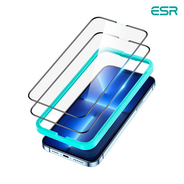 [행사] ESR 아이폰13 Pro Max 5X 풀커버 아머라이트 2팩