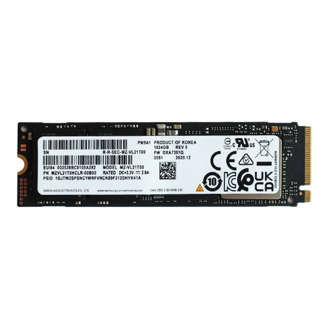 병행수입 삼성전자 PM9A1 M.2 NVMe SSD 벌크 (1TB)