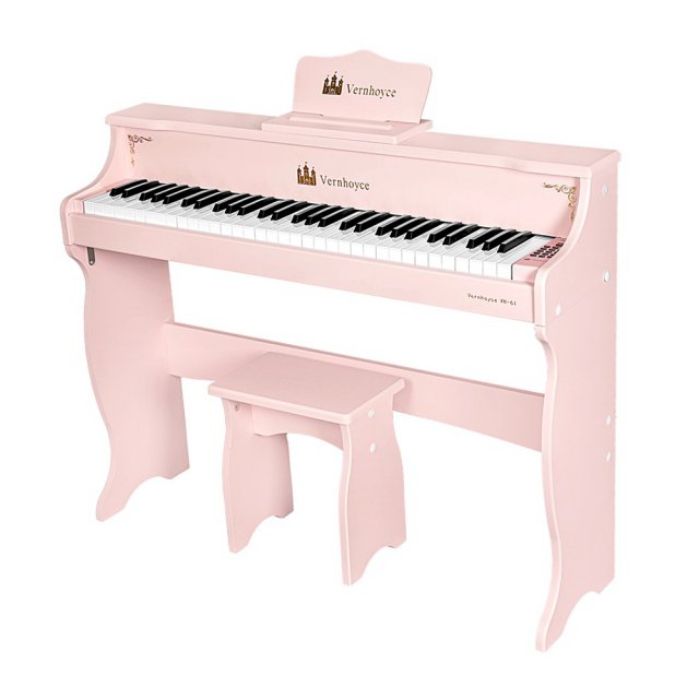 어린이피아노 레노피아 61건반 핑크 베른호이체 VH-61 Pink