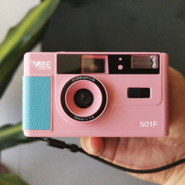 [해외직구] VIBE 501F 빈티지 입문용 다회용 필름 카메라