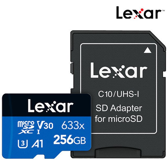 Lexar MicroSDXC 633X Class10 UHS-I 256G 메모리카드