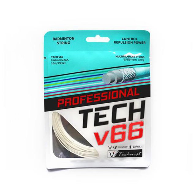 테크니스트 배드민턴 스트링 프로페셔널 테크 V66 10m