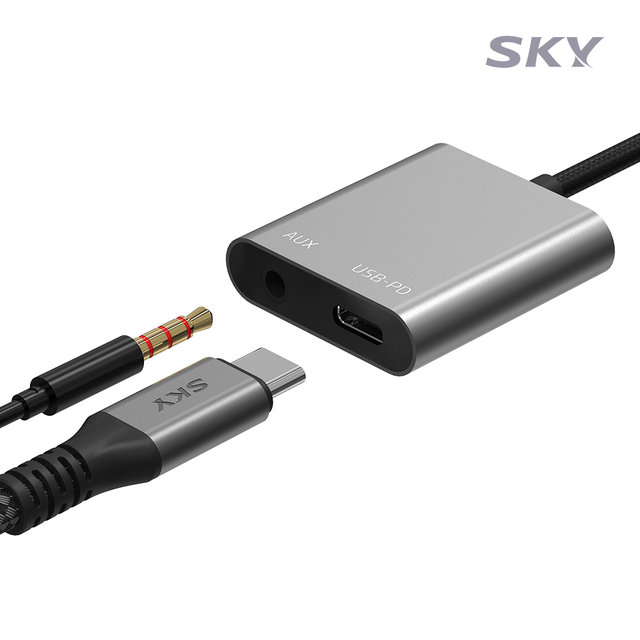 Aux to on sale usb c