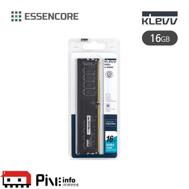 에센코어 KLEVV 16G PC4-21300 CL19 DDR4