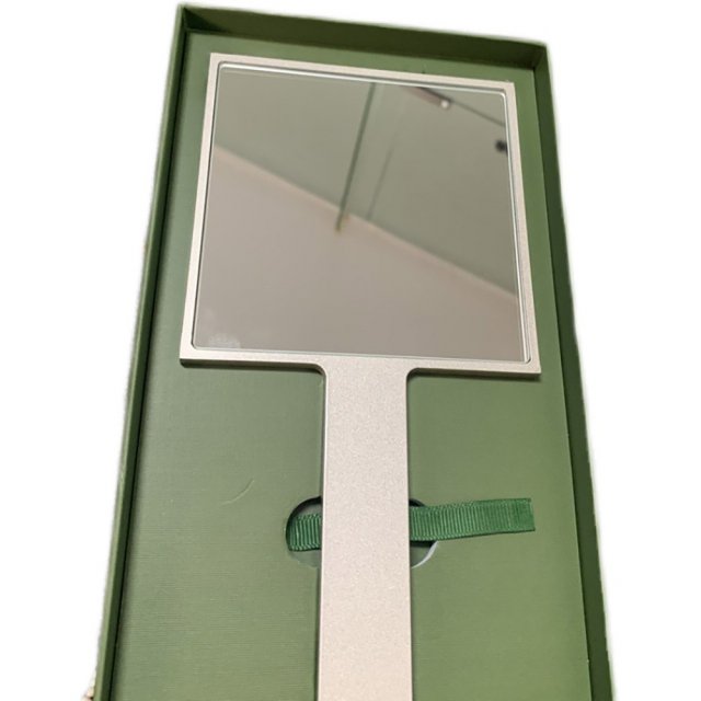 [해외직구] 라 메르 휴대용 손거울 + 선물용 케이스/화장대 메이크업 손거울 화장대 거울