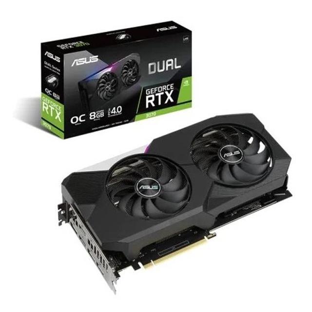 ASUS DUAL 지포스 RTX 3070 O8GB OC D6 8GB 그래픽카드