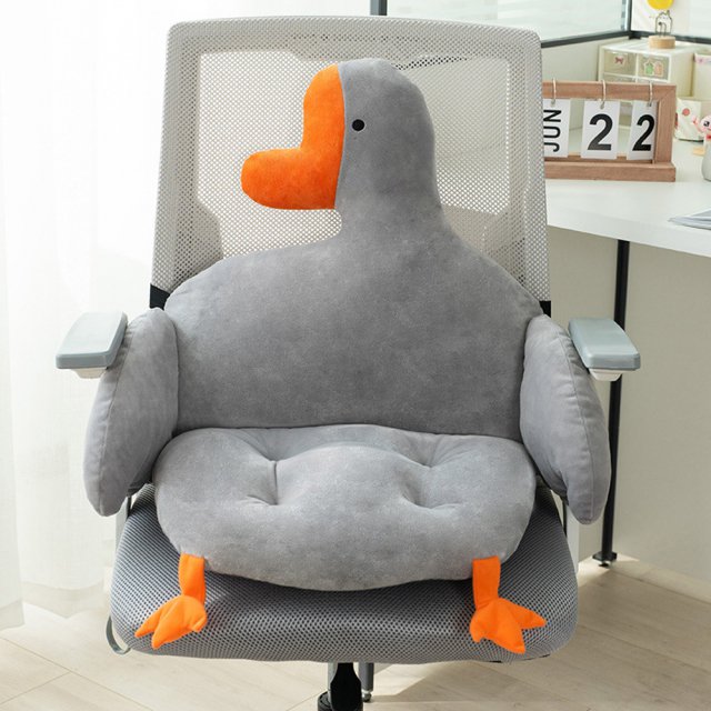 [해외직구] 블레오 사무실 캐릭터 오리 의자 방석 쿠션 80cm
