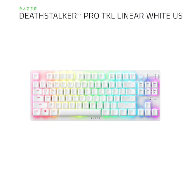 RAZER DeathStalker V2 Pro TKL Linear White (영문)