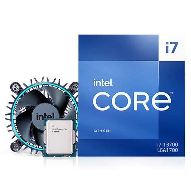 정품 인텔 랩터레이크 코어13세대 i7 13700 CPU