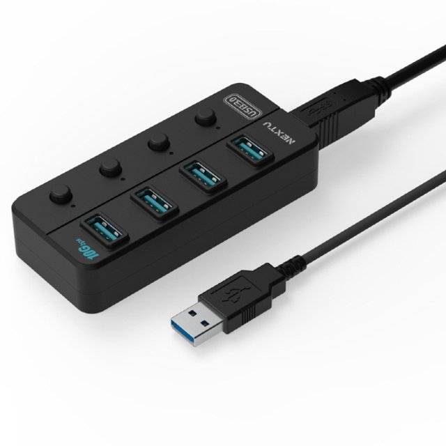 이지넷 NEXT-813U3NP-10G USB허브 (USB3.0/4포트)