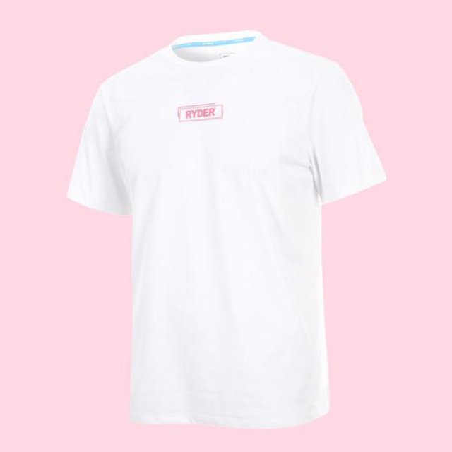 라이더 남성 여성 반팔 티셔츠 2024RC-3 WH