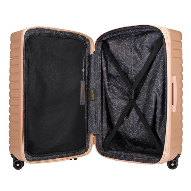 만다리나덕 캐리어 25인치 FLYDUCK CASE TROLLEY KNV03918 CHAMPAGNE