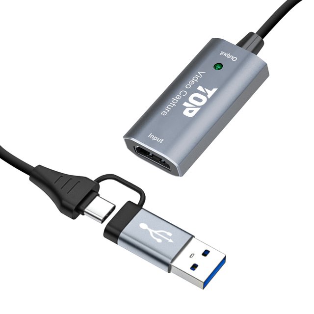 HDTOP USB3.0 C타입 to HDMI 4K 60Hz 멀티 캡처보드 HT-3C033