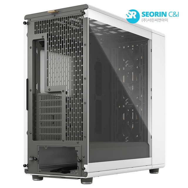 [서린공식] Fractal Design North XL Clear 강화유리 (초크 화이트)