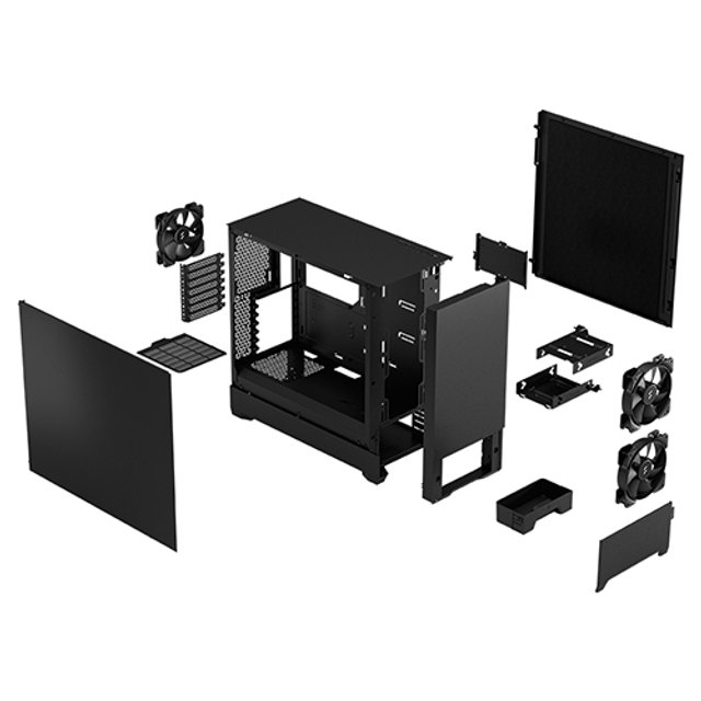 [서린공식] Fractal Design Pop Silent Solid 블랙