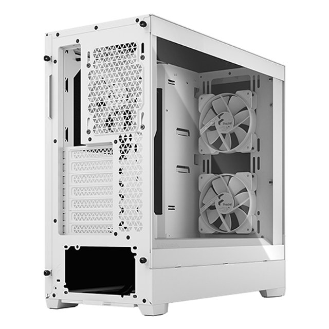 [서린공식] Fractal Design Pop Silent Clear 강화유리 화이트