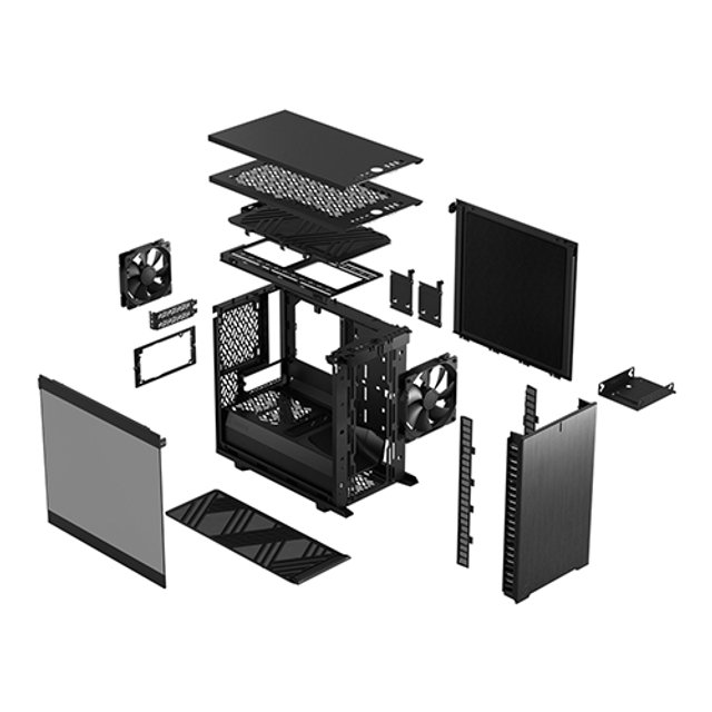 [서린공식] Fractal Design Define 7 Nano Light 강화유리 블랙