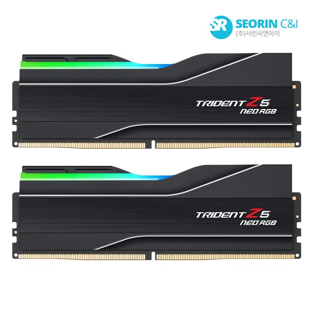 [서린공식] G.SKILL DDR5 6000 CL32 TRIDENT Z5 NEO RGB J 패키지 32GB(16Gx2)