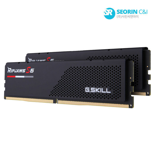 [서린공식] G.SKILL DDR5-5600 CL40 RIPJAWS S5 J 블랙 패키지 96GB(48Gx2)