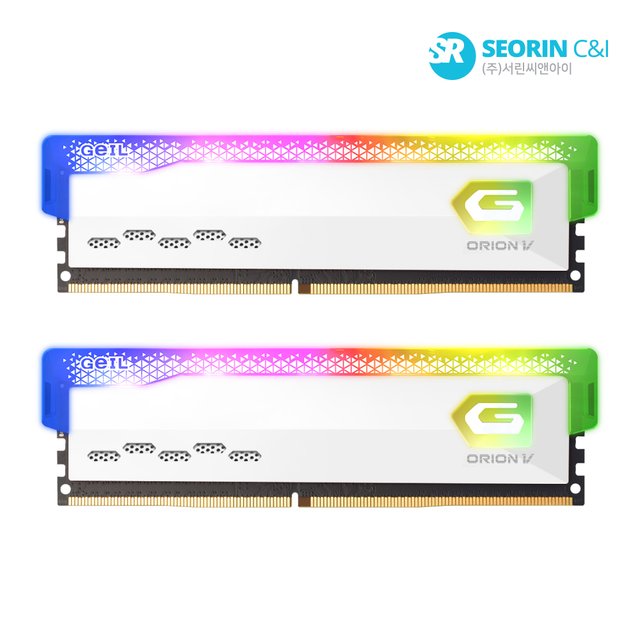 [서린공식] GeIL DDR5-6000 CL38 ORION V RGB White 패키지 (32GB(16Gx2))