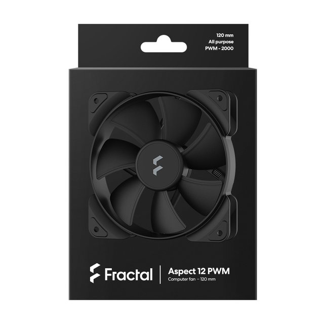 [서린공식] Fractal Design Aspect 12 PWM 블랙