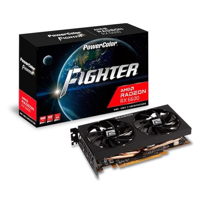 PowerColor 라데온 RX 6600 Fighter D6 8GB 대원씨티에스