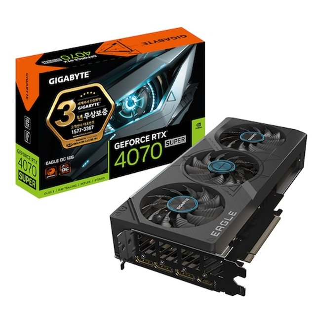 GIGABYTE 지포스 RTX 4070 SUPER EAGLE OC D6X 12GB 제이씨현