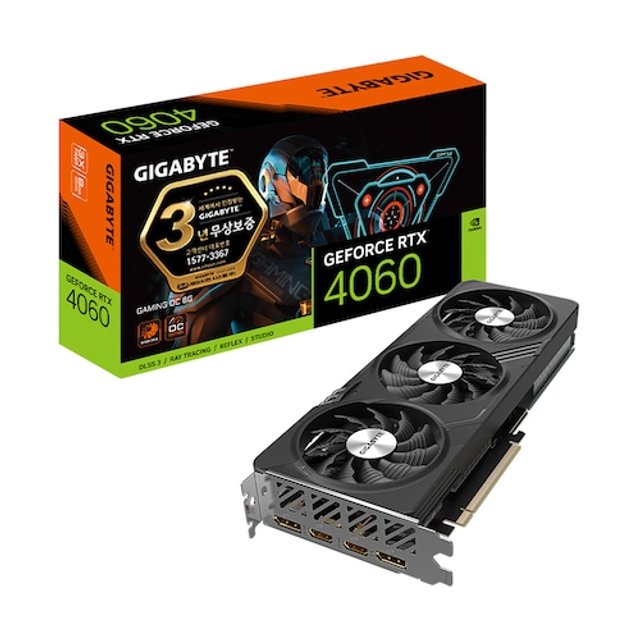 GIGABYTE 지포스 RTX 4060 Gaming OC D6 8GB 제이씨현