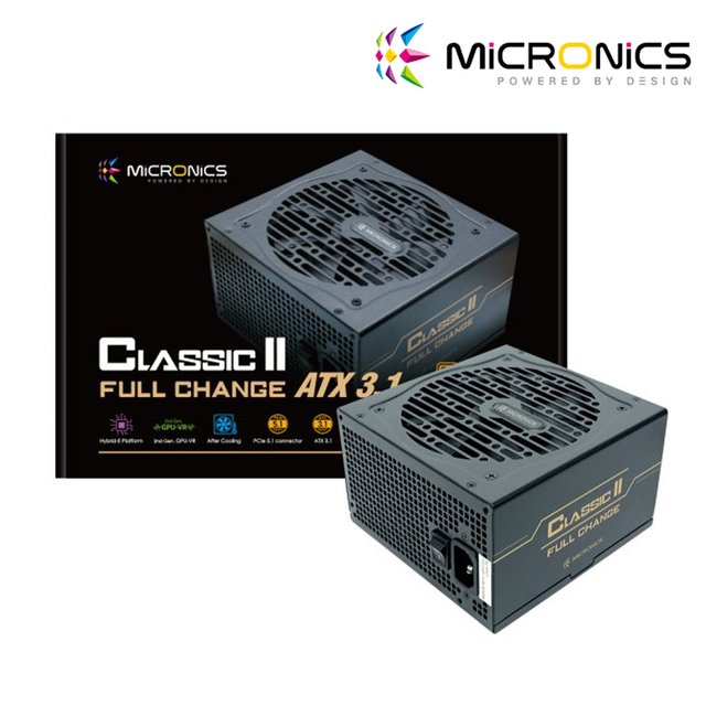 마이크로닉스 Classic II 풀체인지 800W 80PLUS BRONZE ATX3.1 (PCIE5.1) 컴퓨터 PC ATX 파워