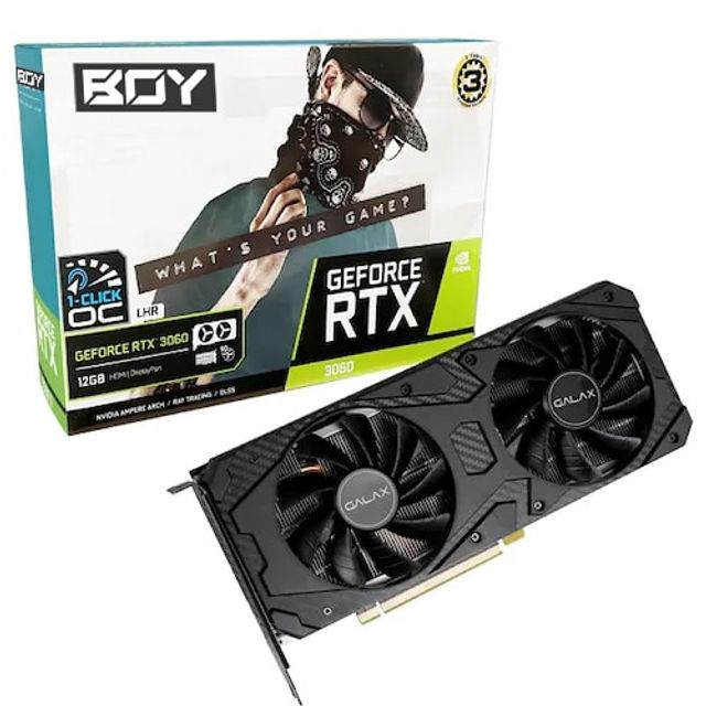 갤럭시 BOY 지포스 RTX 3060 V2 D6 12GB