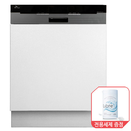 *사은품 증정* 와이드형 빌트인 식기세척기 DWA-7501B [ 상/하 분리세척 가능 / 6단계 세척코스 / 안전장치 ]