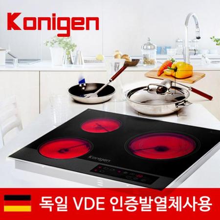 3구 2단확장 전기렌지 KN-32TL