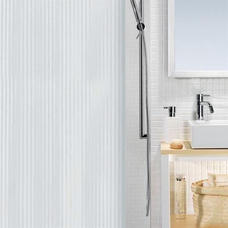 트윌 샤워커튼 (화이트)