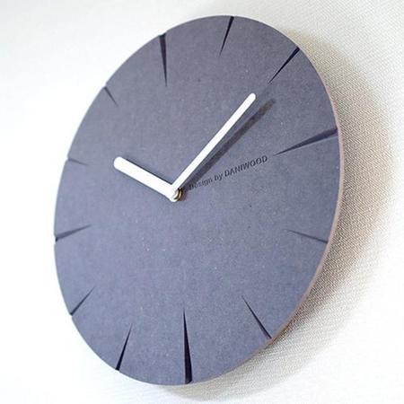 아름데코 케니스 무소음 벽시계 B27-블랙