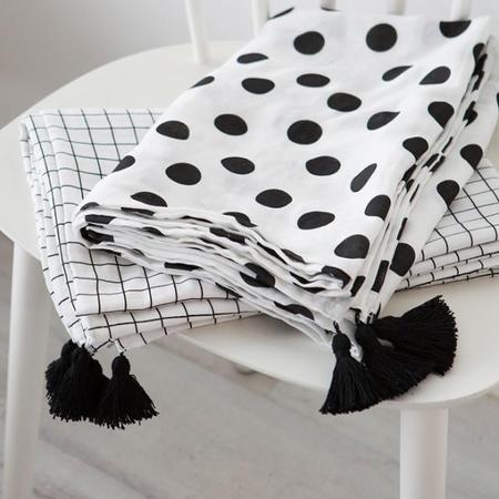 메리썸머 블랭킷 겸 홑이불 도트