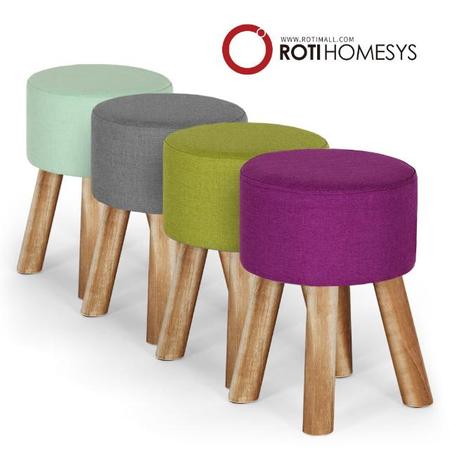 머쉬룸 스툴 그린 화장대 의자