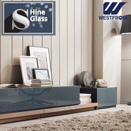 모던차콜) 디럭스 확장형 샤이니 거실장 풀세트 /3600 브라운그레이