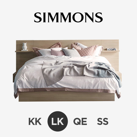 F2178N. 뷰티레스트 머스크. 라지킹 침대 _라이트버치